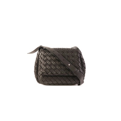 BOTTEGA VENETA LEATHER CROSS-BODY BAG 755659 (27*16.5*10cm) 